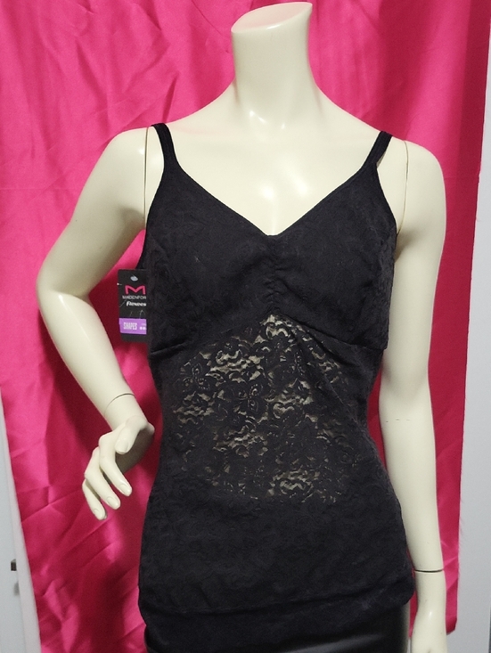 Maidenform Other - Maidenform Flexees Shaping Camisole 2XL Black Lace
